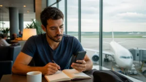 Comprar milhas vale a pena? Faça a conta antes de emitir - Viajante comparando comprar milhas para viajar com o preço de uma passagem aérea