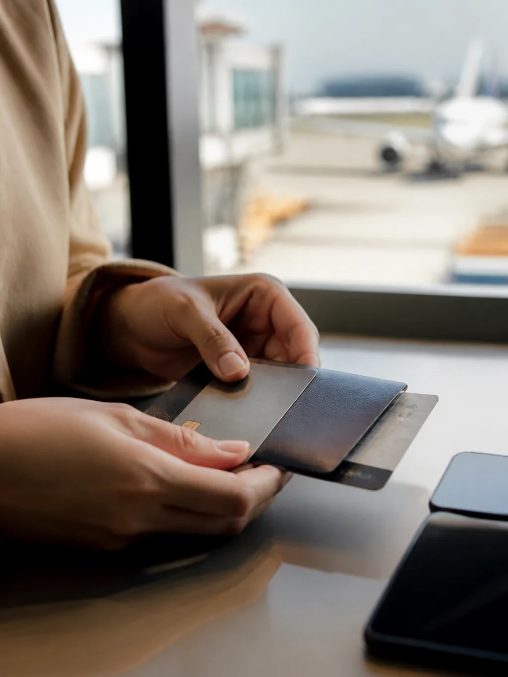 Pontos ou milhas: entenda a diferença antes de transferir - Diferença entre pontos e milhas em planejamento de viagem com cartão e passaporte