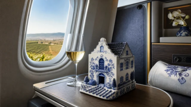 KLM transforma vinícola da Zelândia em miniatura exclusiva para passageiros da classe executiva