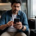 Cash Miles TAP vale a pena? Entenda quando usar milhas e dinheiro - Viajante analisando opções de Cash Miles TAP em uma tela genérica antes de comprar passagem