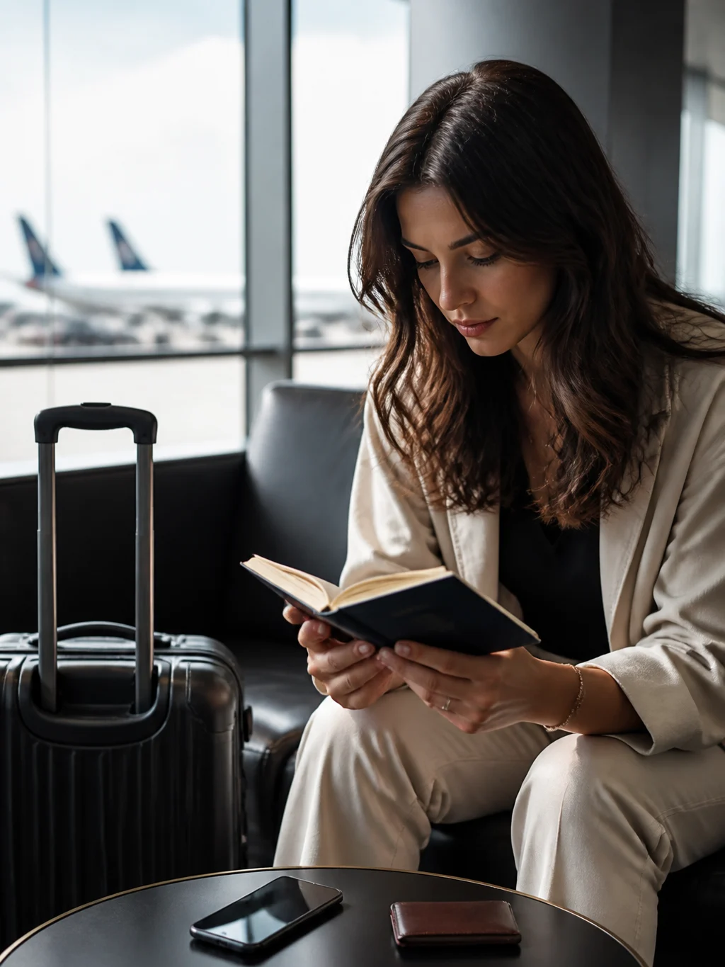 Como cancelar passagem emitida com milhas sem perder pontos e taxas - Viajante analisando como cancelar passagem emitida com milhas antes do voo
