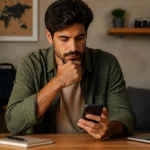 Compra cancelada perde pontos? Entenda quando há estorno - Pessoa conferindo pontos após cancelar compra no celular