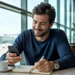 Comprar passagem na Livelo ou transferir pontos: como decidir antes do resgate - Viajante comparando comprar passagem na Livelo ou transferir pontos para milhas