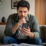 Reativar milhas expiradas: quando é possível recuperar e se compensa - Pessoa consultando como reativar milhas expiradas em um aplicativo de fidelidade
