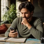 Trocar pontos por produtos vale a pena? Compare antes de resgatar - Pessoa comparando opções de resgate de pontos por produtos e viagens