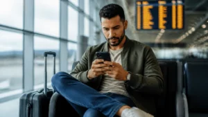 Viaje Fácil Smiles vale a pena? Avalie antes de reservar - Passageiro avaliando uma emissão com milhas antes de reservar uma viagem