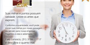 Clientes se esquecem de usar milhas